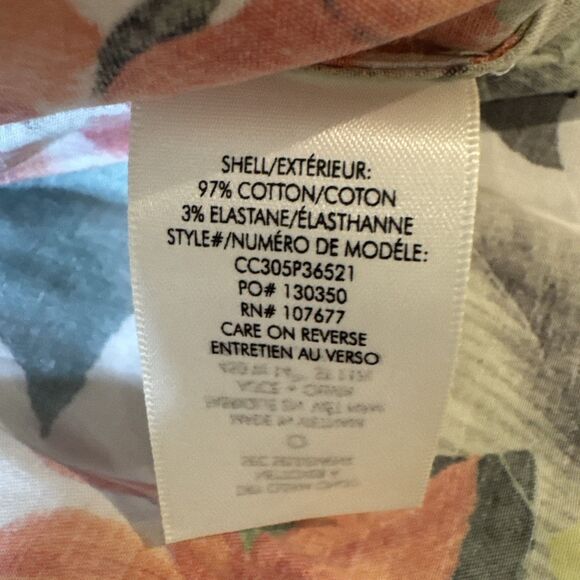 NWT Alice + Olivia Cailin Size XS Button Front Mini Dress in Tropical Sunrise - Picture 12 of 15